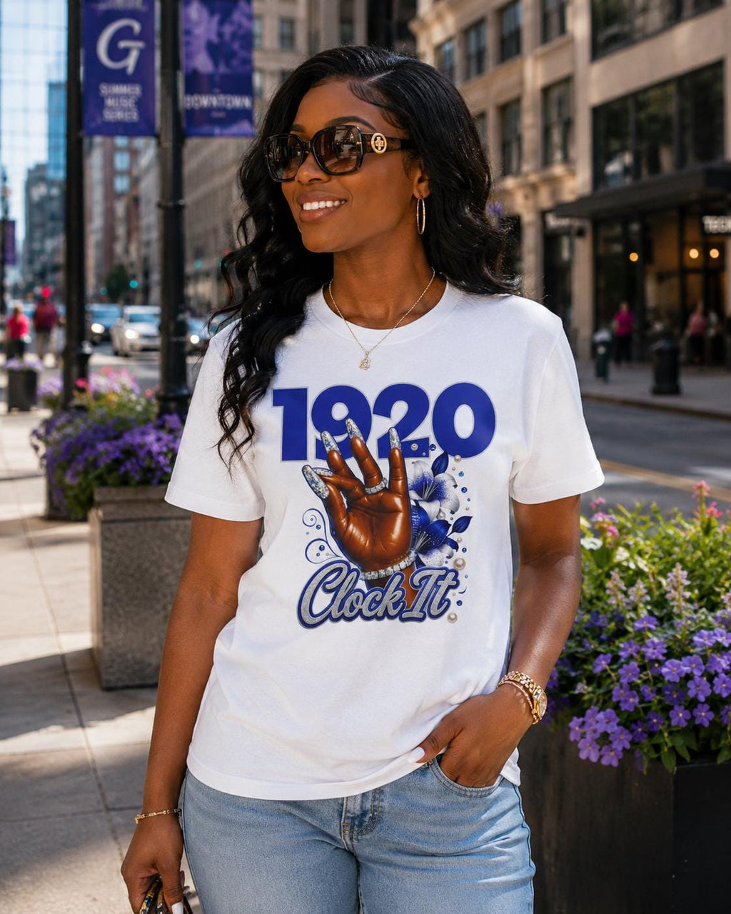 Z Phi B HBCU D9 Sorority '20 Clock It Tee Paraphernalia Crossing or Prophyte Gift